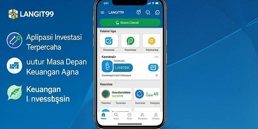 Antarmuka pengguna LANGIT99 yang sederhana dan intuitif.