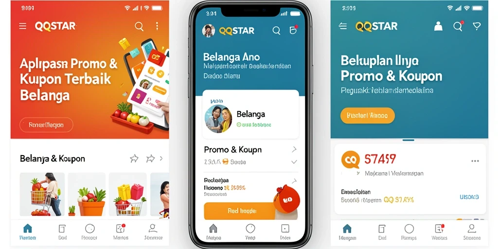 Tampilan antarmuka aplikasi QQSTAR yang intuitif dan menarik.