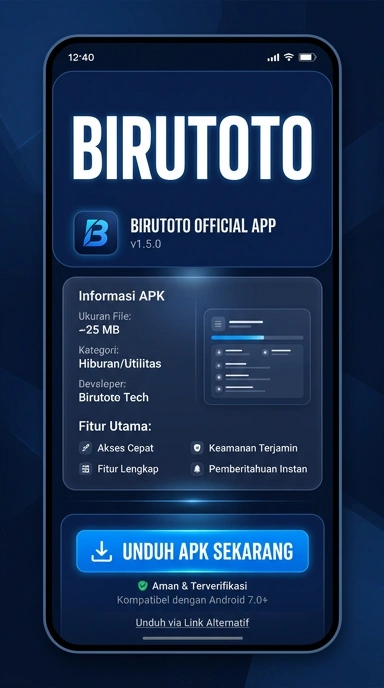 Panduan Unduh dan Instal APK birutoto untuk Android