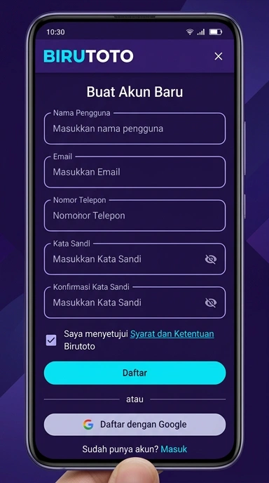 Daftar Akun Baru di Birutoto dengan Mudah